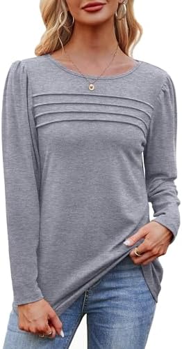 41eln1goual. ac .jpg Cuptacc Damen Langarmshirt Rundhals Locker Oberteile Mit Knöpfen