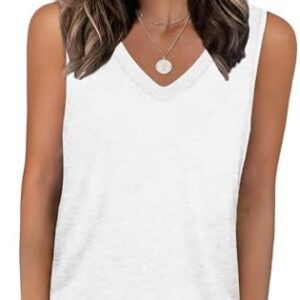 DUOEASE Sommer V-Ausschnitt Tank Top Damen OEKO-TEX STANDARD 100
