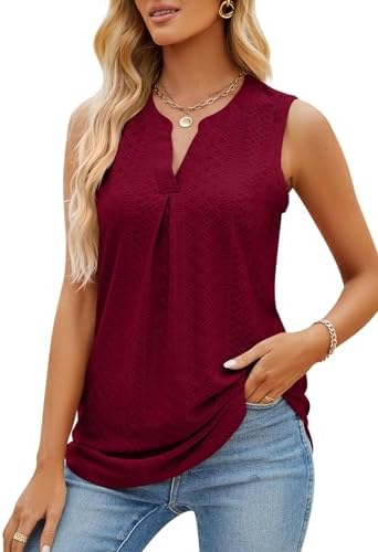 41hjztgkqol. ac .jpg TrendiMax Global Recycled Standard Damen Casual Tank Top Lang V Ausschnitt Sommer Tunika