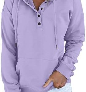 Damen Hoodies & Sweatshirts - Komfortabel & Stilvoll Mit Taschenärmeln | Damen Sweatshirts Langer Pullover Mit Bauchfre