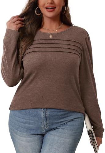 41mr8wfj9l. ac .jpg Cuptacc Damen Langarmshirt Rundhals Locker Oberteile Mit Knöpfen