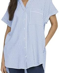 ONLY VERO MODA Damen Loose Onlfenna Saison-Shirt Vintage Stil