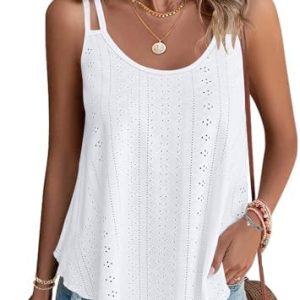 OEKO-TEX STANDARD 100 Damen Tank Tops Sommer Spaghetti Cami | Sommer Spaghetti Cami für Damen OEKO-TEX STANDARD 100 | D