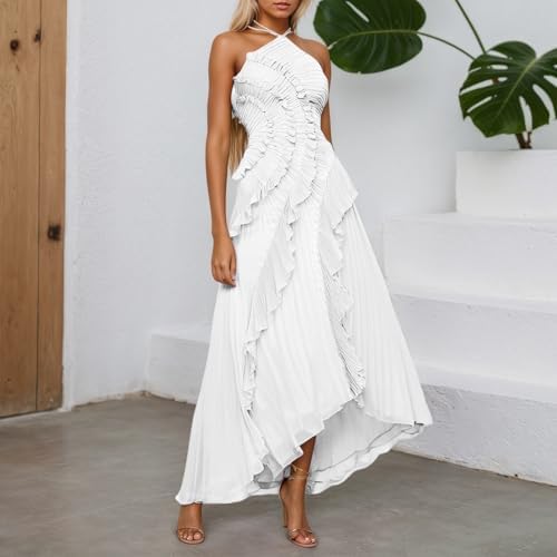 41teqxntpll. ac .jpg Generisch Sommerkleider Damen Lange fließender Ausschnitt OversIZED T-SHIRT KLEID fuer ALLTAG UND DATEINGETSTUFES MIDIKL