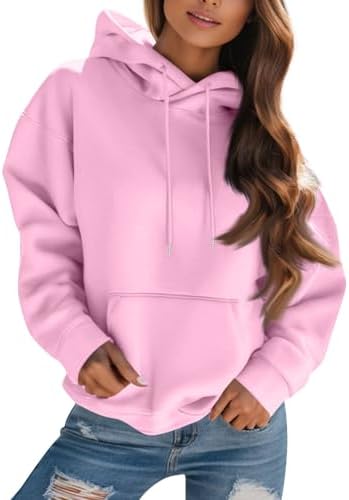 41vbwyol79l. ac .jpg Generisch Lässige Leichte Jogginganzug Damen Loose Fit Sport Kapuzenpullover Oversize Langarm Gelb Groß Kleiner Standard