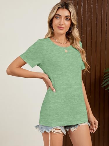 41vksqvu6cl. ac .jpg YGOODM Damen 3er Pack Kurzarm Sommer T-Shirts Basic Rundhalsausschnitt