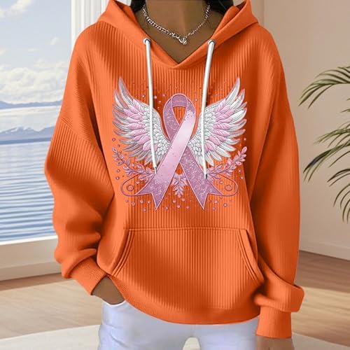 51t4u8yb l. ac .jpg HOOUDO Damen Oversize Pullover Hoodie Herbst Winter Cardigan Mit Kapuze Langarm V-Ausschnitt