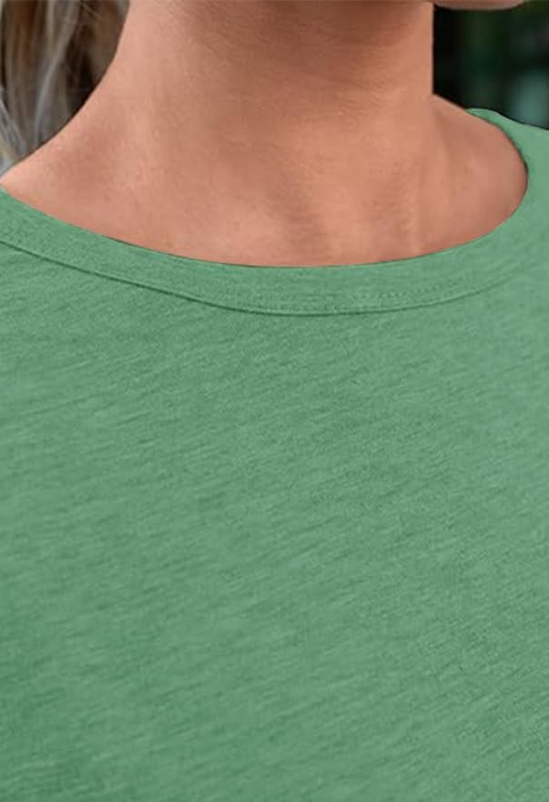 51tafakelnl. ac .jpg Cuptacc Sommer T-Shirt Damen Basic Oberteil Einfarbig Casual Top OEKO-TEX STANDARD 100