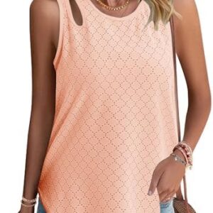 Top Damen Sommer Tank-Blusen Rundhals ÄrmellosSexy Elegant Oberteile Gyabnw