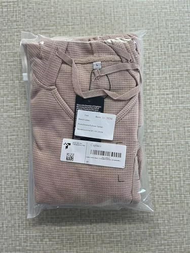 51hba75kgyl. ac .jpg Cuptacc Einfarbigen Hoodie für Damen OEKO-TEX STANDARD 100 Langarm Sweatshirt V-Ausschnitt Drawstring Top
