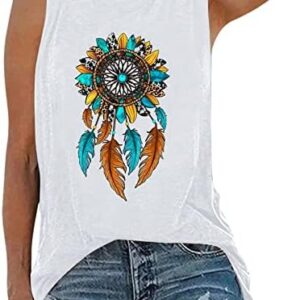 HOOUDO Trägertop Damen Steppweste Weiß | HOOUDO Elegant Sommer Top Weisses T-Shirt | HOOUDO Oversized T Aufdruck Bluse