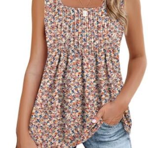 Zeagoo Damen Elegant Tanktop Sommer Lässige Oberteile S-XXL
