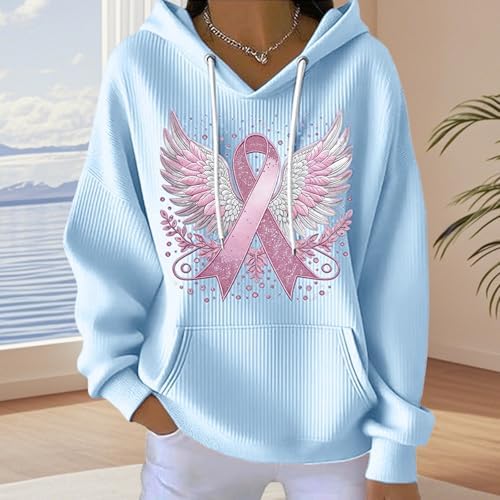 51sf5hzcmcl. ac .jpg HOOUDO Damen Oversize Pullover Hoodie Herbst Winter Cardigan Mit Kapuze Langarm V-Ausschnitt