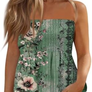 Geilemaillandese Bandeau Top Slim Fit Rückenfrei Sommer Bluse Elegant Oberteil | Geilemaillandese Rückenfreer Tube Top