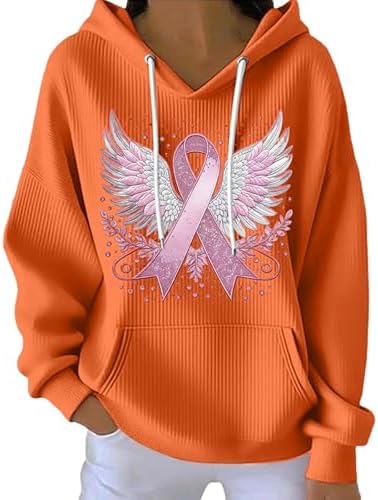 51vhmwozmzl. ac .jpg HOOUDO Damen Oversize Pullover Hoodie Herbst Winter Cardigan Mit Kapuze Langarm V-Ausschnitt